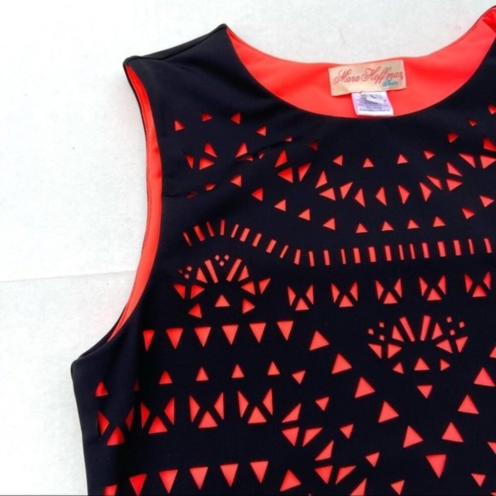 Mara Hoffman Swim Laser Cut Swim Mini Dress NWOT L - Picture 12 of 13